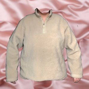 Lands End Sherpa teddy jacket